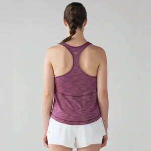 Lululemon Long Distance Tank~ Heathered Marvel ~ size 2